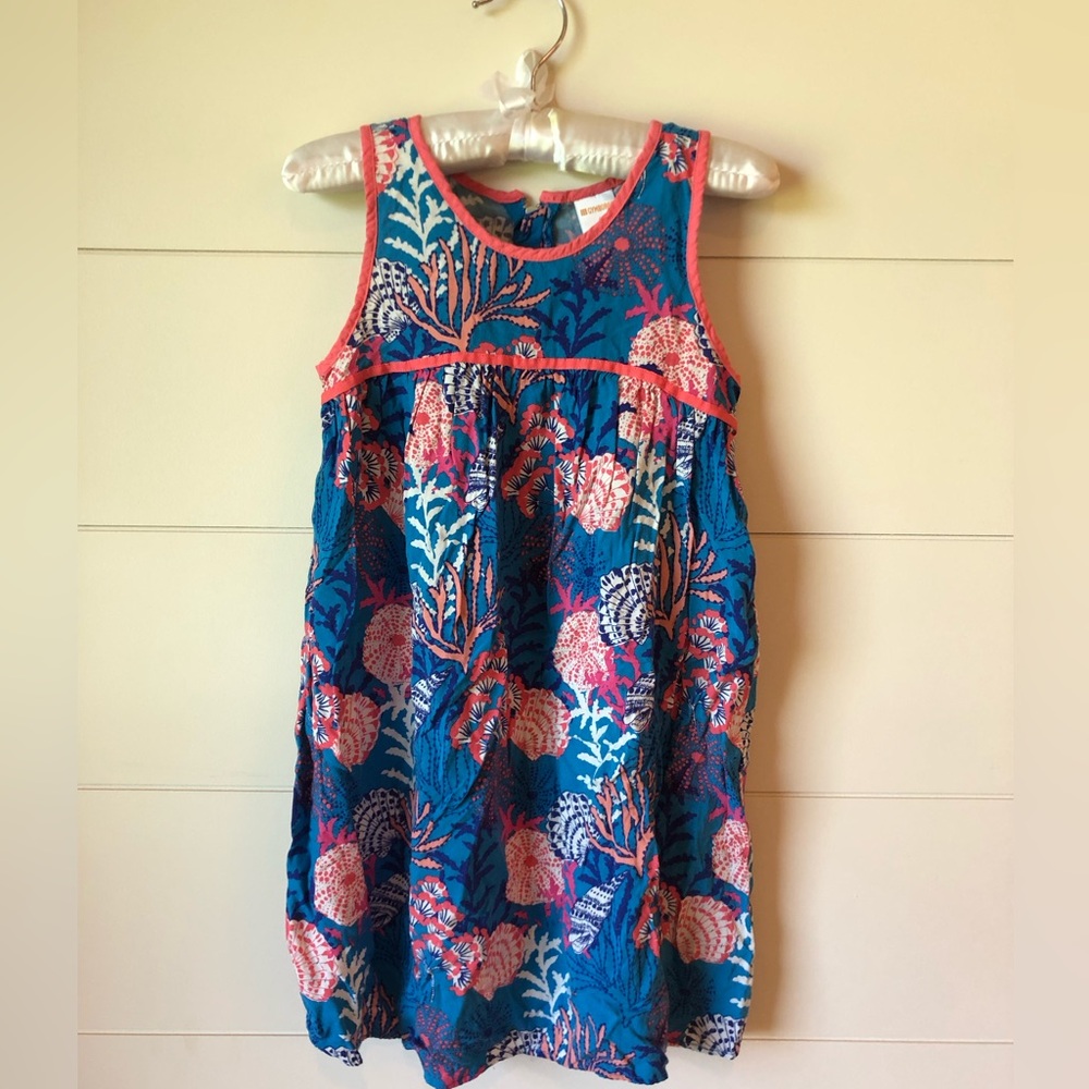 Gymboree Coral Reef Dress Girls Size 6